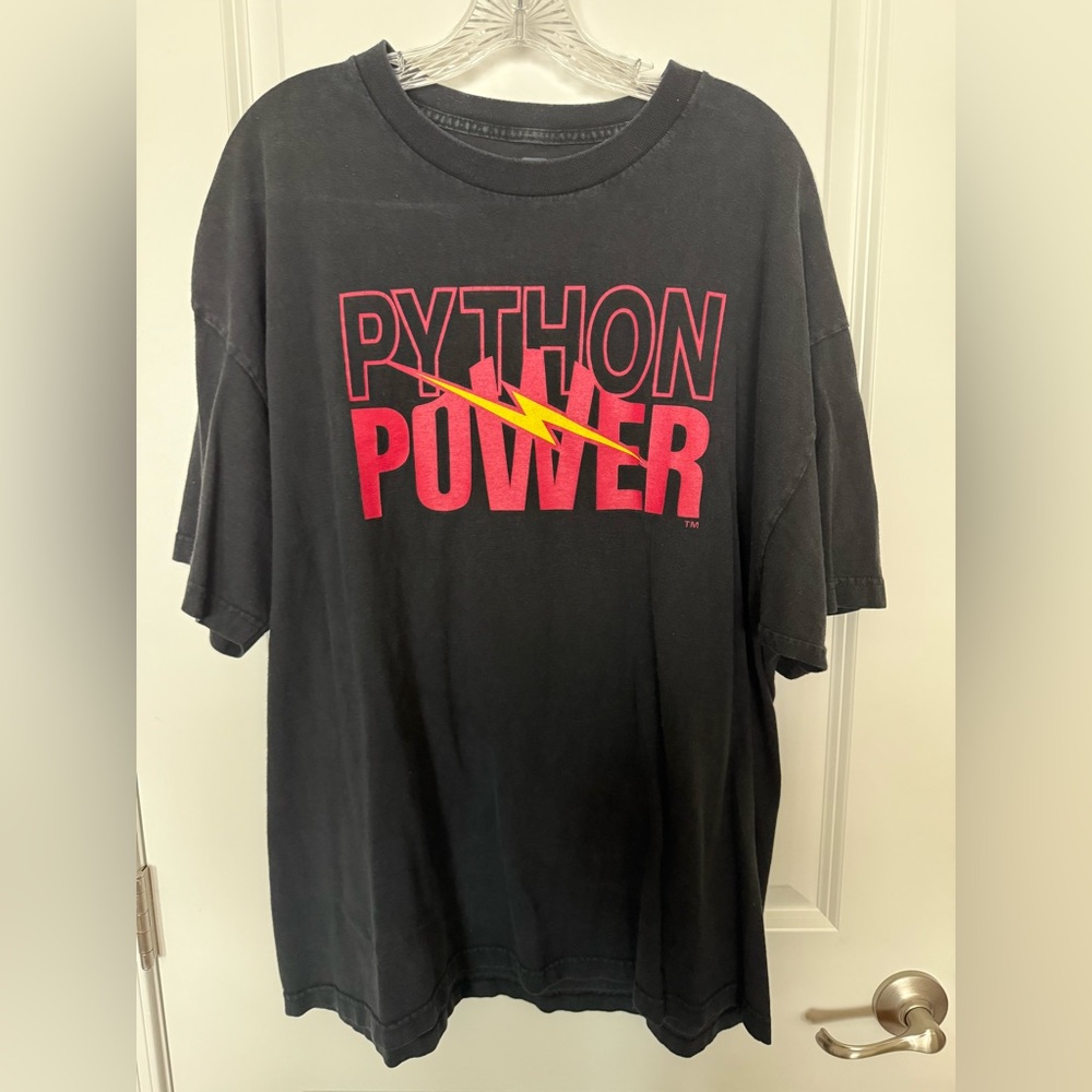 Hulk Hogan Python Power 30th Anniversary of Hulkamania Men’s T-shirt Size 2X